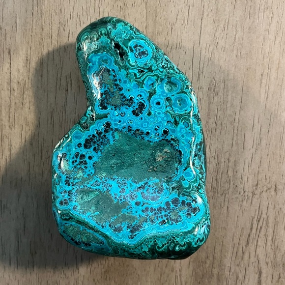 Large Malachite And Chrysocolla Freeform - Picture 3 of 10